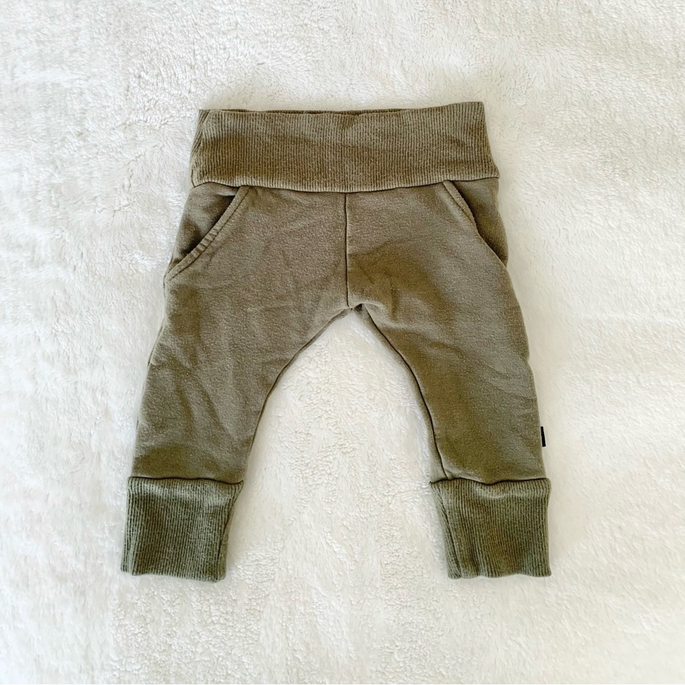 Baby Joggers in Olive Green, Size 3-6M